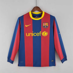 FCB 2010-11 Home Retro Jersey FULL SLEEVE