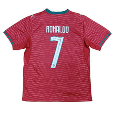 Portugal RONALDO 7 Home Jersey World Cup 2026 With FIFA WC Patch