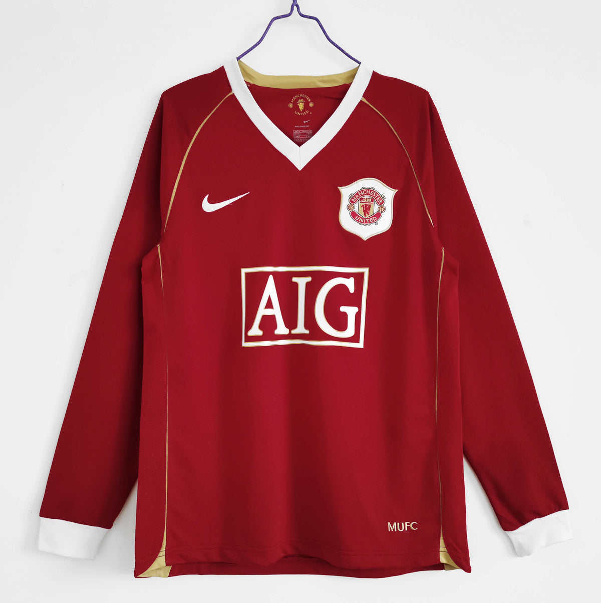 Manchester United 2006/07 Home Retro Jersey FULL SLEEVE