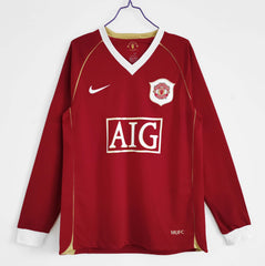Manchester United 2006/07 Home Retro Jersey FULL SLEEVE