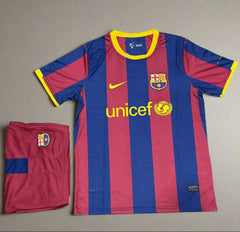 FCB 2010-11 Home Retro Jersey [SET]