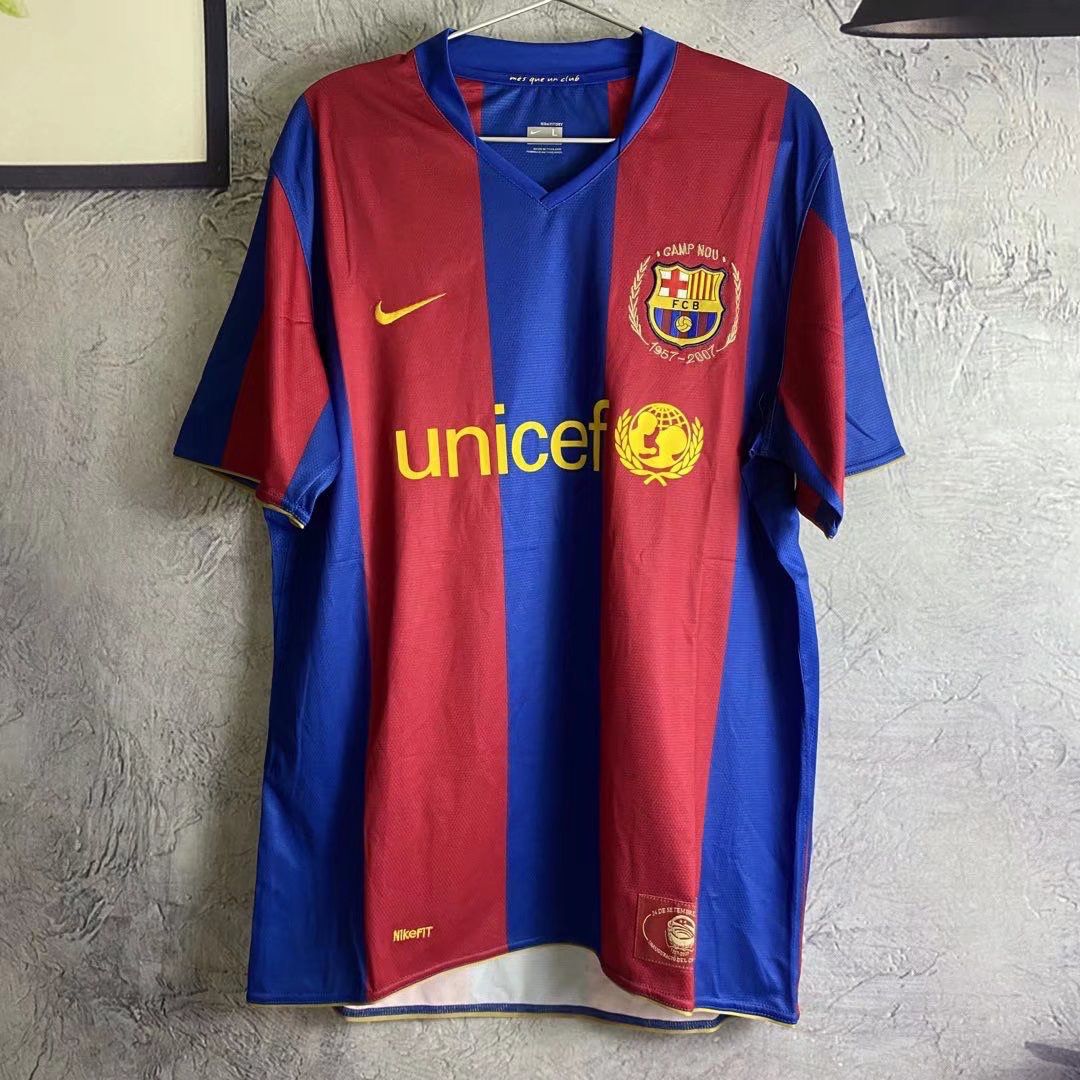 FCB 2007-08 UNICEF Home Retro Jersey