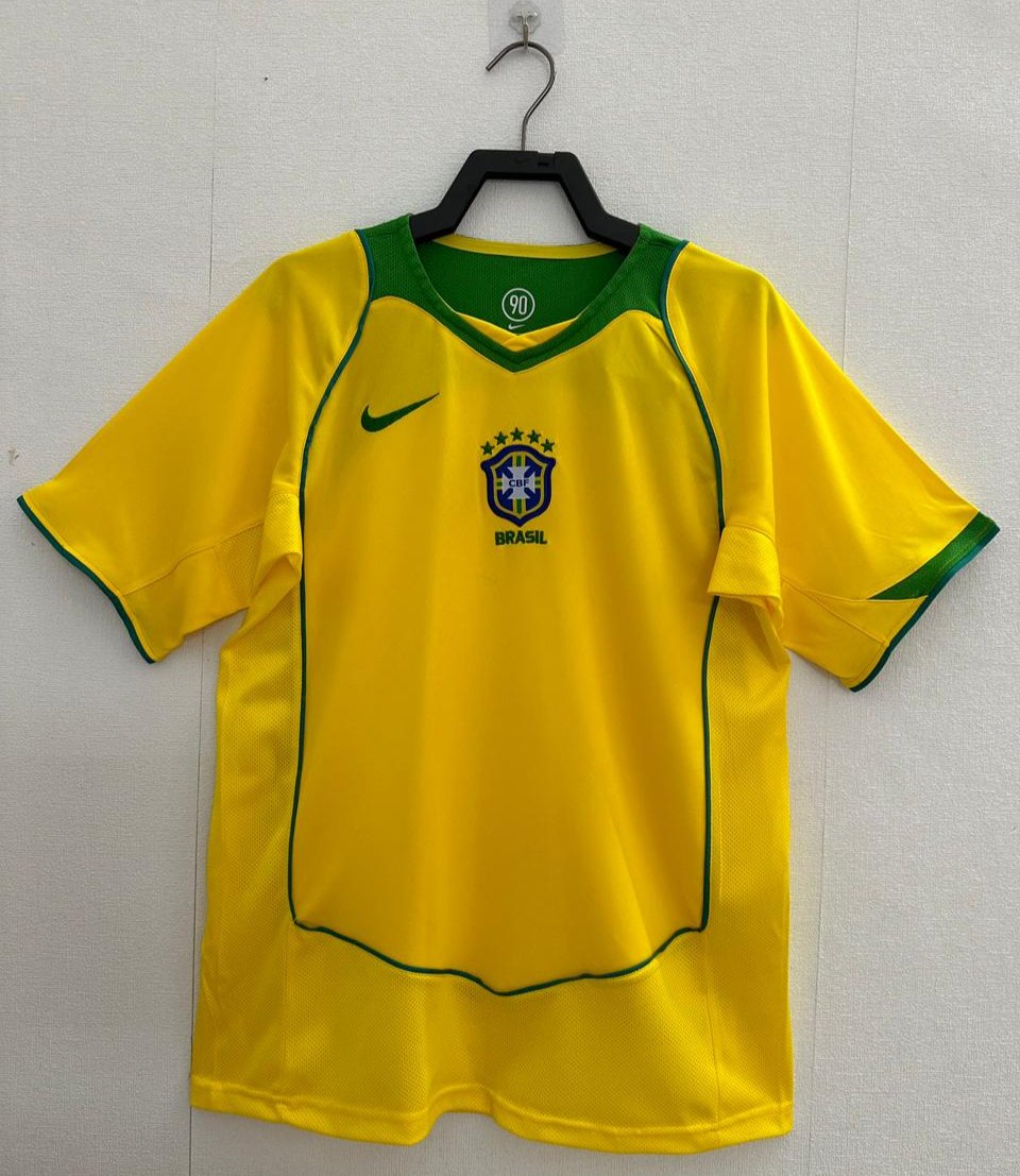Brazil 2004-05 Home Retro Jersey