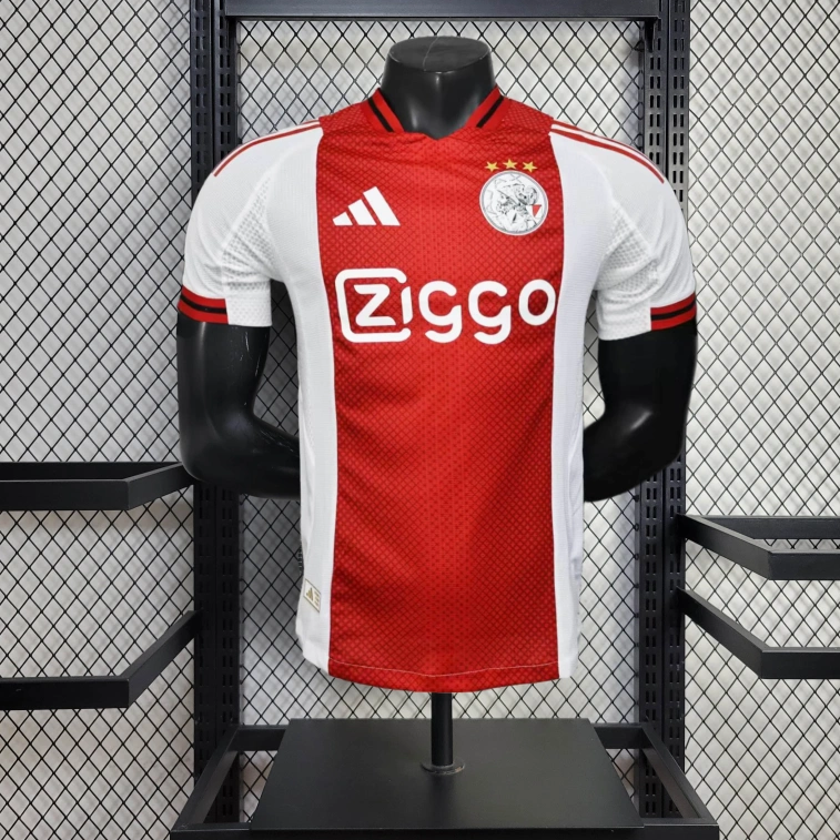 Ajax Football Jersey Home 25 26 Season PLAYER VERSION