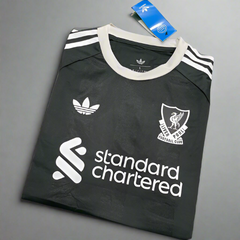 Liverpool Black Goal Keeper Jersey 25 26 Season PLAYER VERSION
