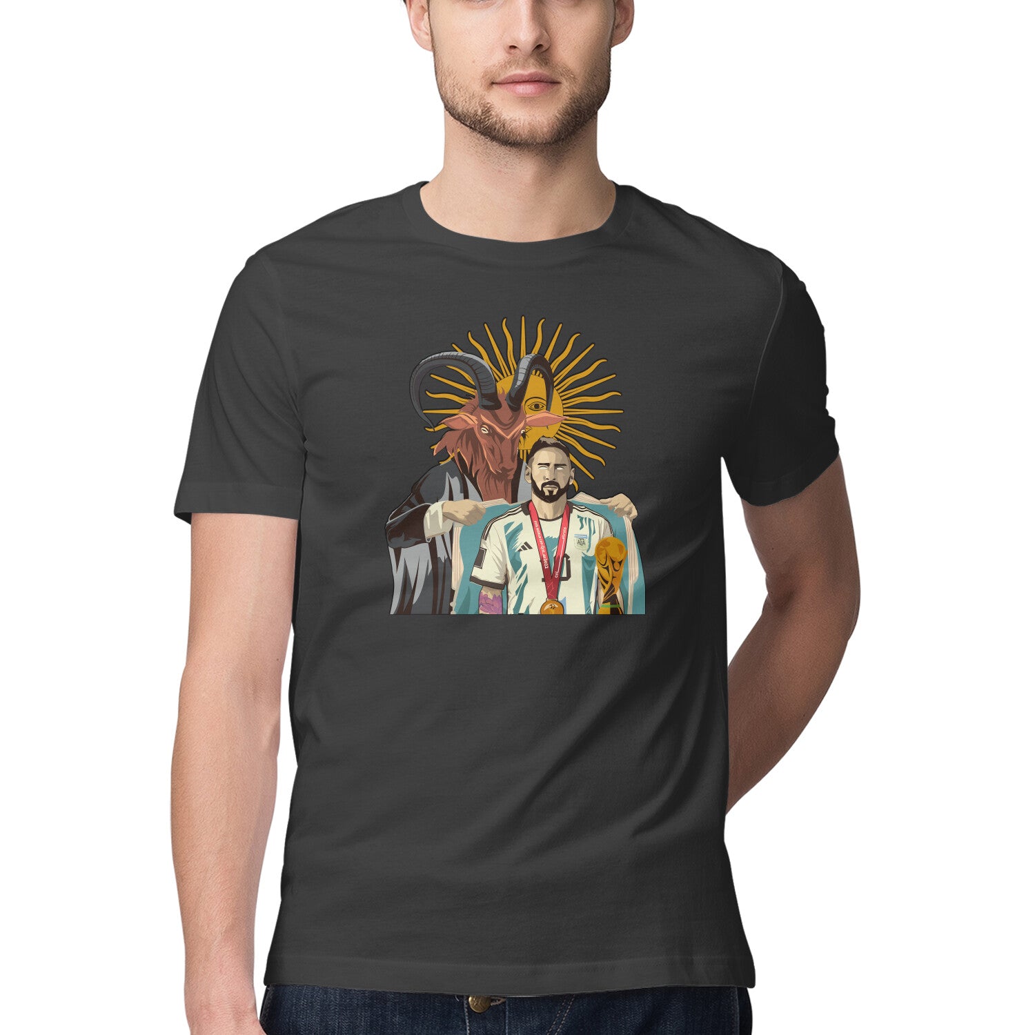 Lionel Messi GOAT Tribute Graphic Unisex T-Shirt