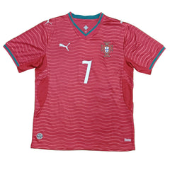 Portugal RONALDO 7 Home Jersey World Cup 2026 With FIFA WC Patch