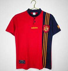 Spain 1996 Home Retro Jersey